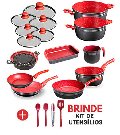 Panelas Red Silver direto da fábrica LEVE 15, PAGUE 9